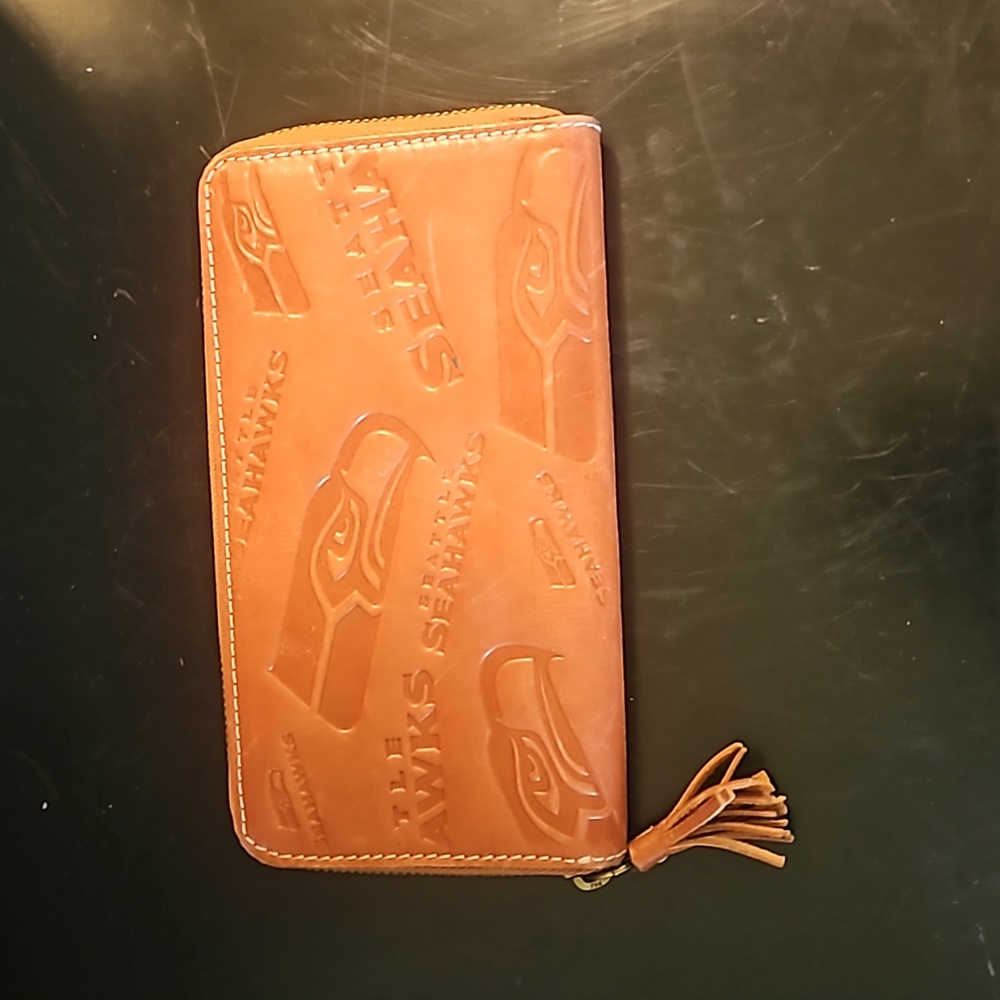 JML Italian Leather Seattle Seahawks Wallet